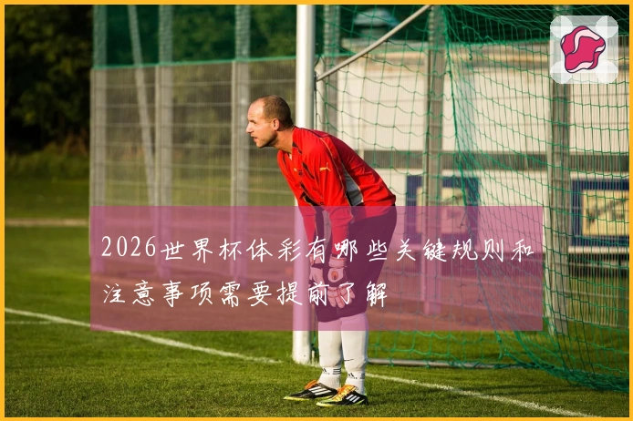 2026世界杯体彩有哪些关键规则和注意事项需要提前了解