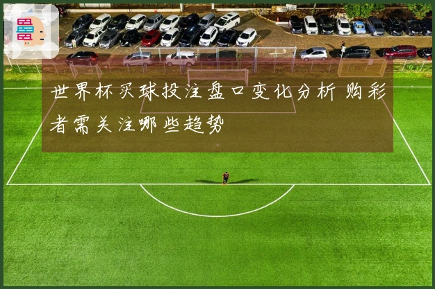 世界杯买球投注盘口变化分析 购彩者需关注哪些趋势