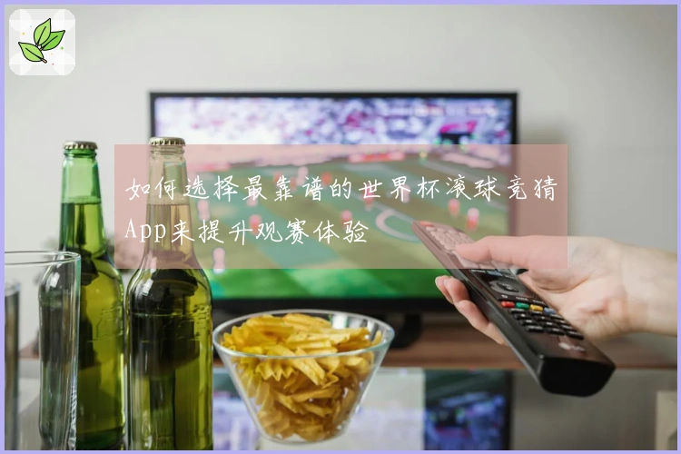 如何选择最靠谱的世界杯滚球竞猜App来提升观赛体验